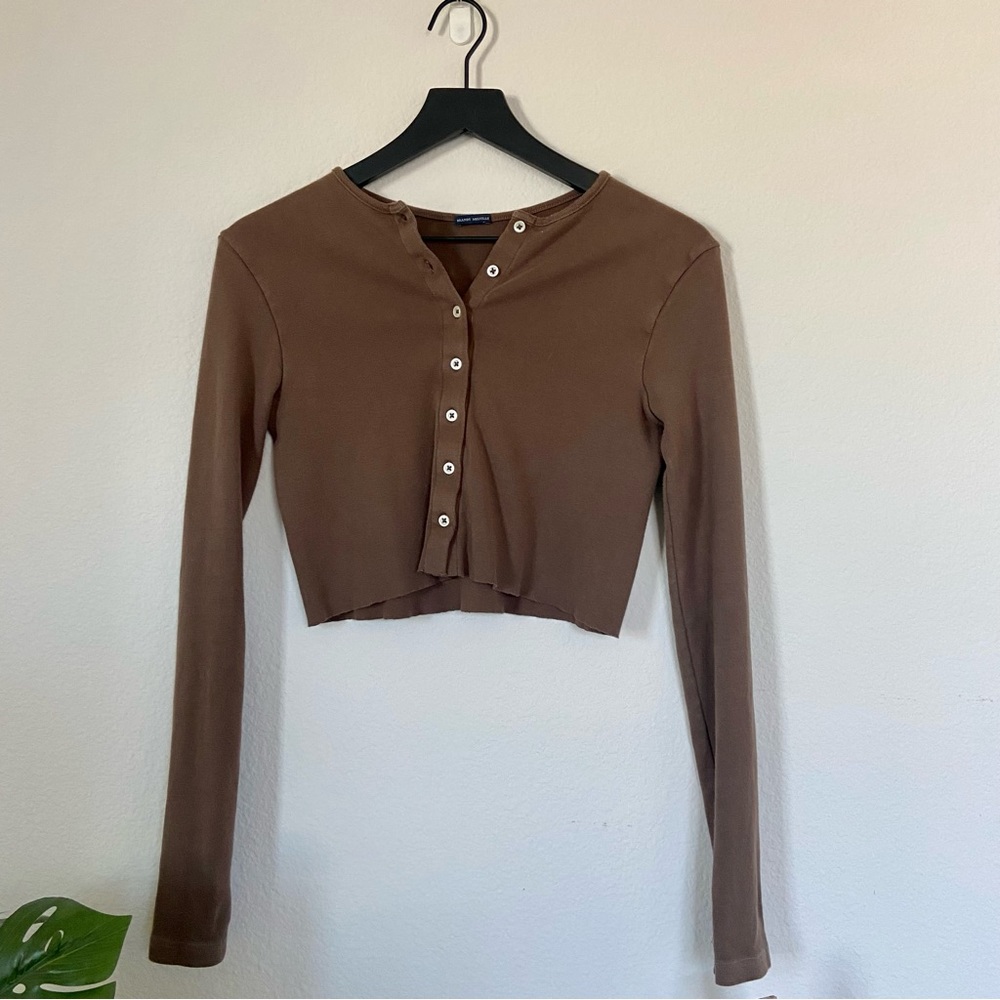 Brown Brandy Melville Cardigan